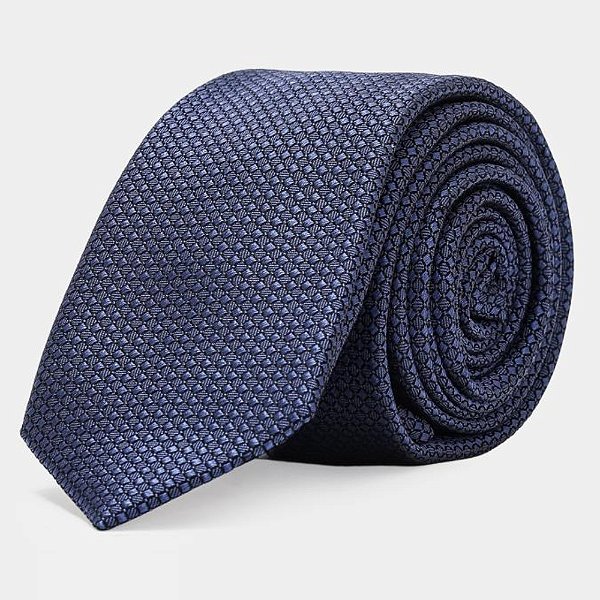 Gravata Aramis Seda Zayn Ve27 Azul Masculino