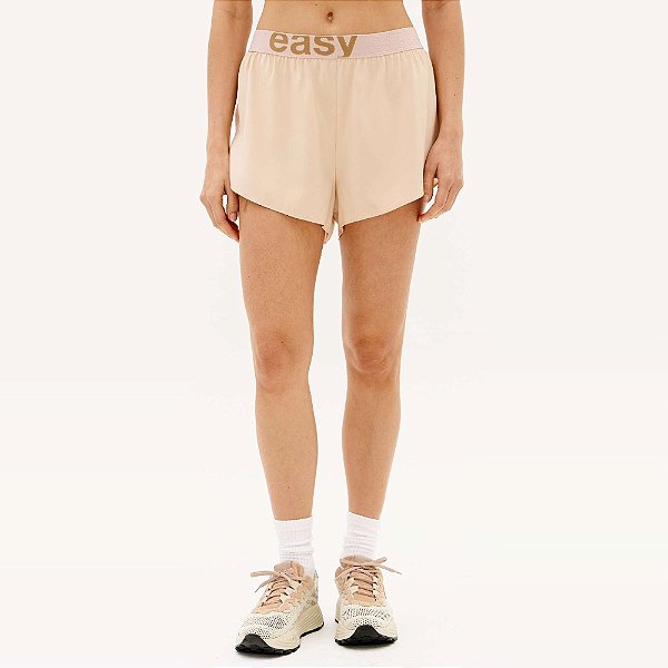 Short Easy Lança Perfume Boxer Linho Ve27 Rosa Feminino
