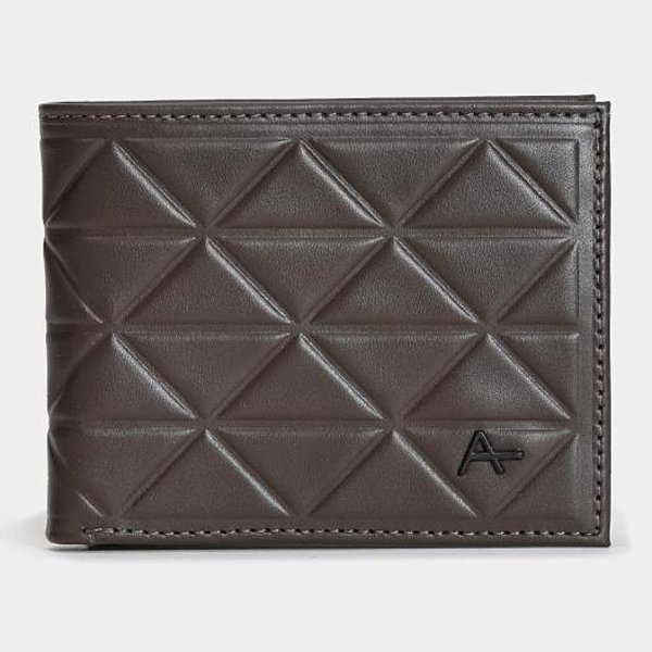 Carteira Aramis Couro Poligon Ve27 Marrom Masculino