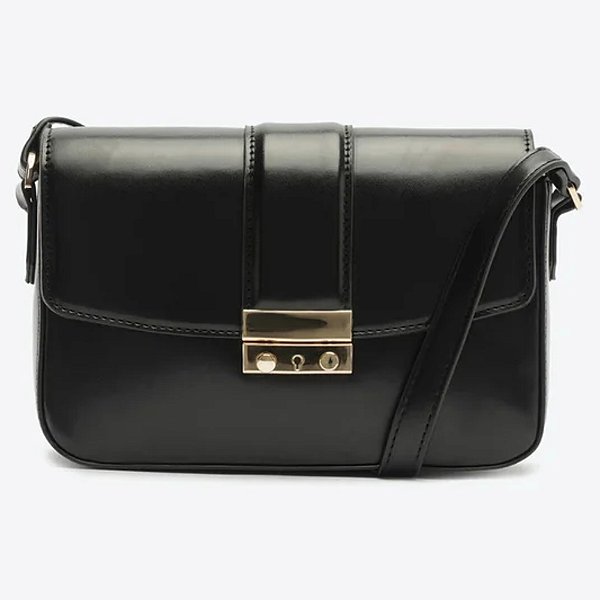 Bolsa Tiracolo Anacapri Média Preto Feminino