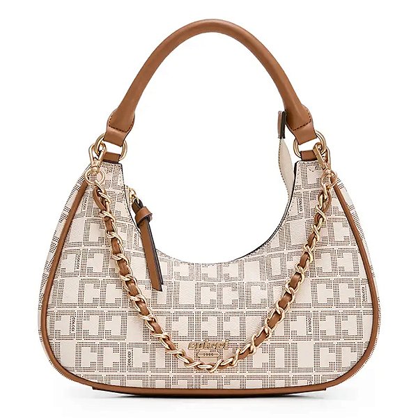 Bolsa Shoulder Colcci Monograma Ve27 Off White Feminino