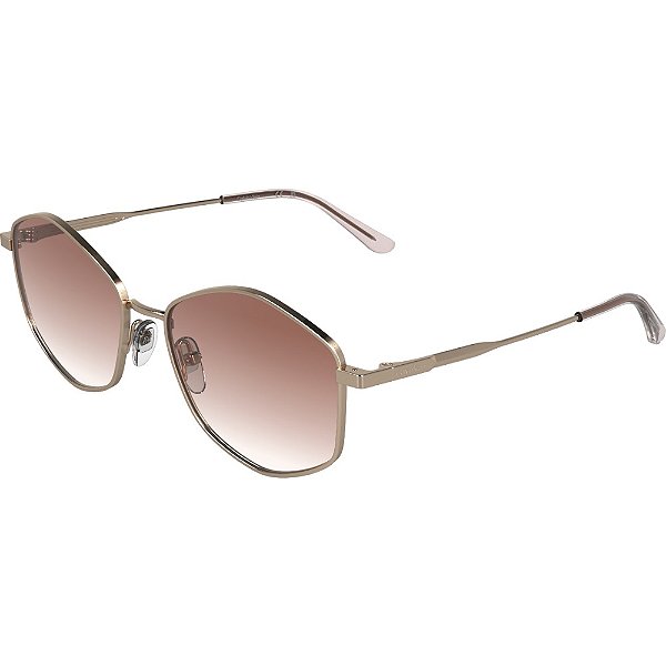 Óculos de Sol Calvin Klein 26122S 770 Dourado Feminino