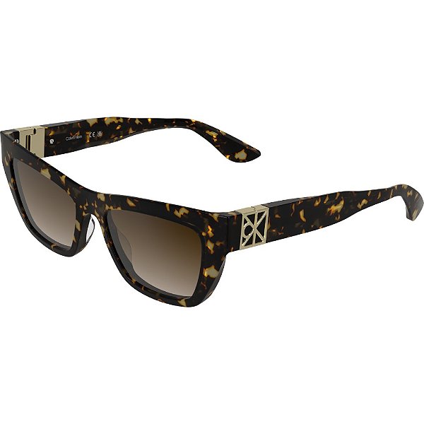 Óculos de Sol Calvin Klein 26534S 235 Marrom Feminino