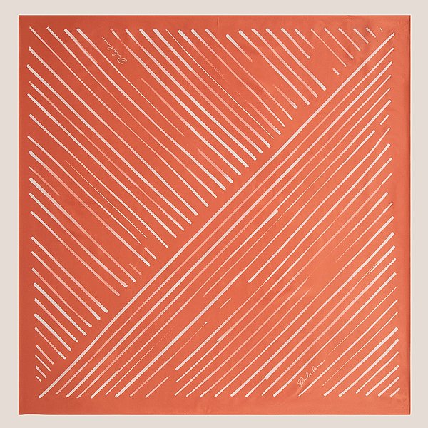 Lenço Dudalina Bandana Livia Ve27 Laranja Feminino