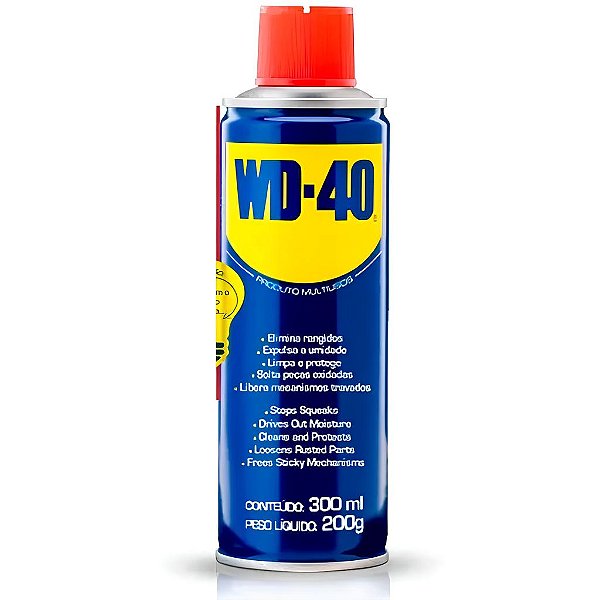 ÓLEO DESENGRIPANTE LUBRIFICANTE WD-40 300ML