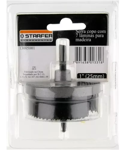KIT SERRA COPO PARA MADEIRA STARFER 1