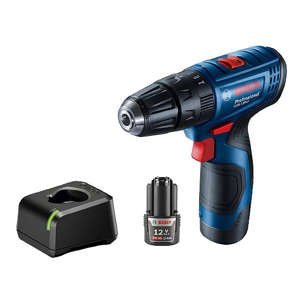FURADEIRA PARAFUSADEIRA GSB120 IMPACTO BIVOLT 1 BATERIA BOSCH