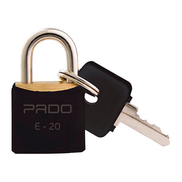 CADEADO PADO COLOR 20MM PRETO