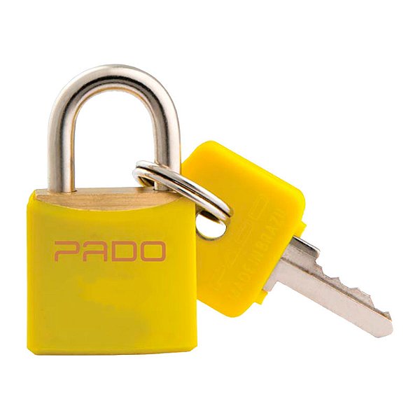CADEADO PADO COLOR 30 AMARELO