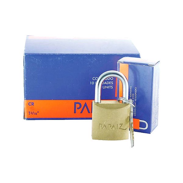 CADEADO PAPAIZ 20MM MESMO SEGREDO KIT COM 10 UNIDADES