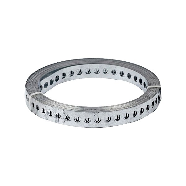 FITA DE ACO PERFURADA 17MM X 30MT