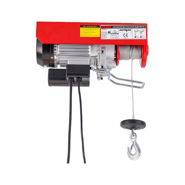 GUINCHO DE COLUNA 300/600KG 220V MOTOMIL