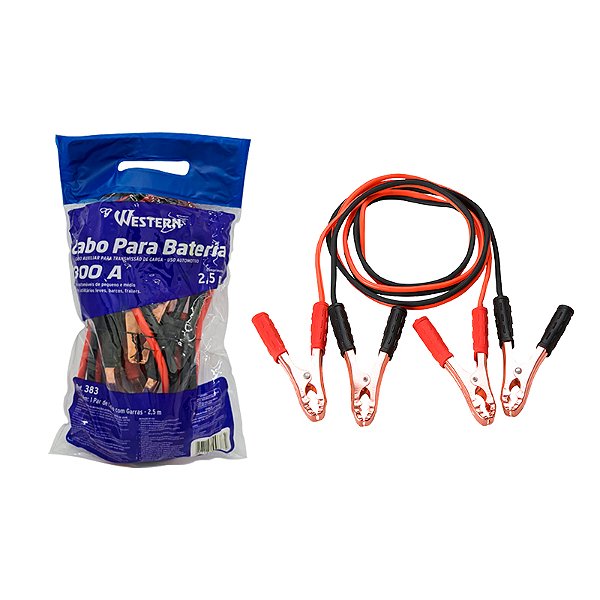 CABO CHUPETA FIO BATERIA 2,50M 300A WESTERN