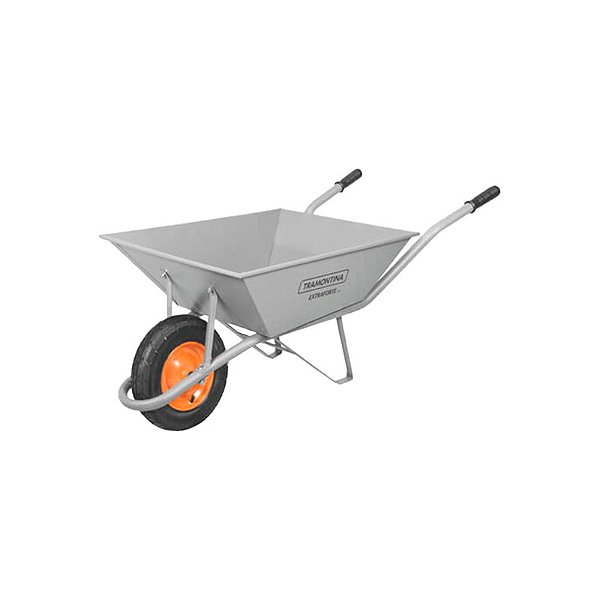 CARRINHO DE MÃO TRAMONT.CZA. QUAD. 65L - RETIRA NA LOJA