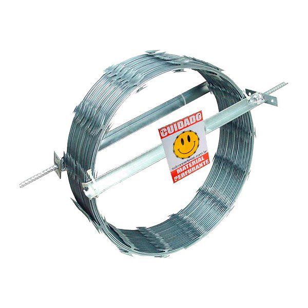 CERCA PROTEÇÃO ASPIRAL SOL 45 X 5MT C/ SUPORTE