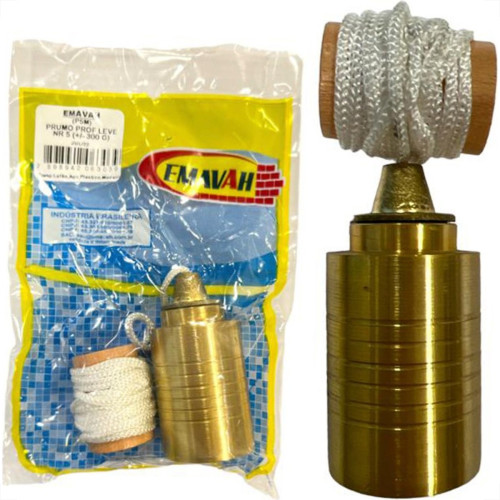 PRUMO DE AÇO 300 GRS LEVE EMAVA