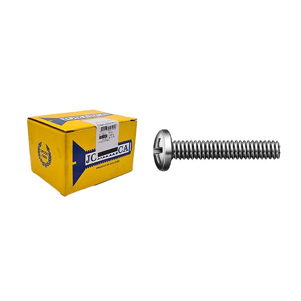 PARAFUSO 3/16" X 3" MÁQUINA PHILLIPS CABEÇA PANELA JOMARCA