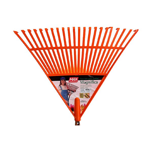 VASSOURA PARA GRAMA PLÁSTICA GRANDE COM CABO 130 CM MAX - RETIRA NA LOJA