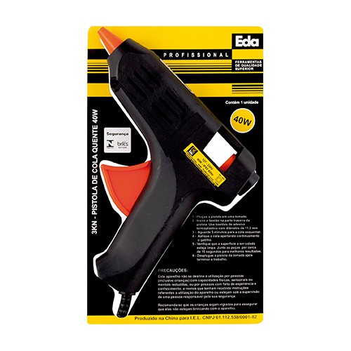 PISTOLA ELÉTRICA PARA SILICONE EDA 40W BIVOLT 3KN