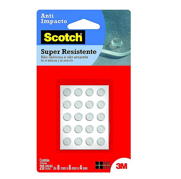 PROTETOR ANTI-IMPACTO 3M PEQUENO COM 28 UNIDADES