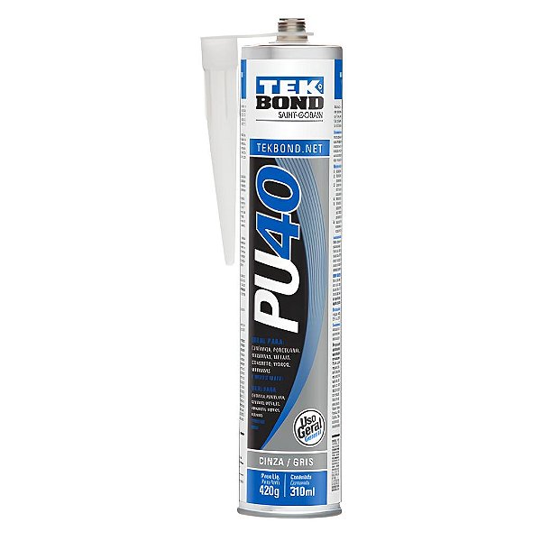SELANTE PU 40 CINZA 310ML TEKBOND