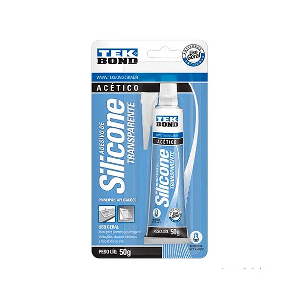SILICONE ACÉTICO INCOLOR TEKBOND 50G