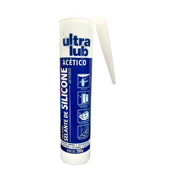 SILICONE ACÉTICO BRANCO ULTRA 280G