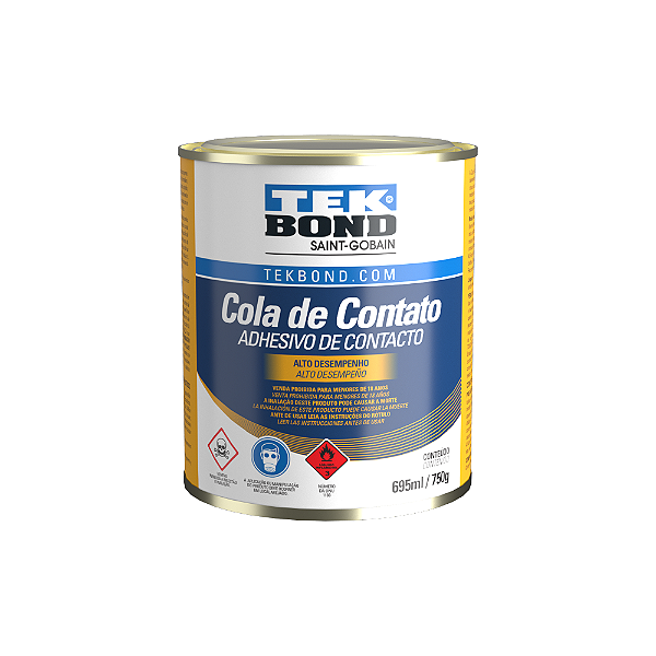 COLA DE CONTATO TEKBOND 750G FIXAÇÃO FORTE