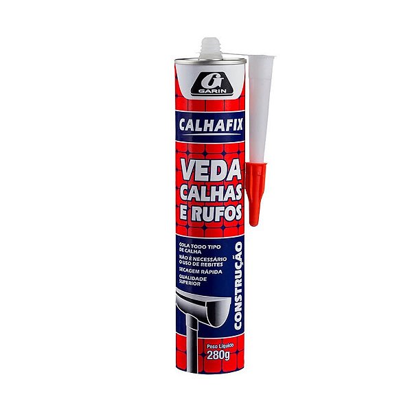 COLA VEDA CALHA GARIN ALUMÍNIO 280G