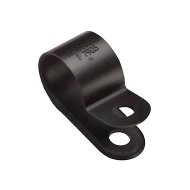 FIXADOR P/ CABO 6,0MM UV PRETO C/10