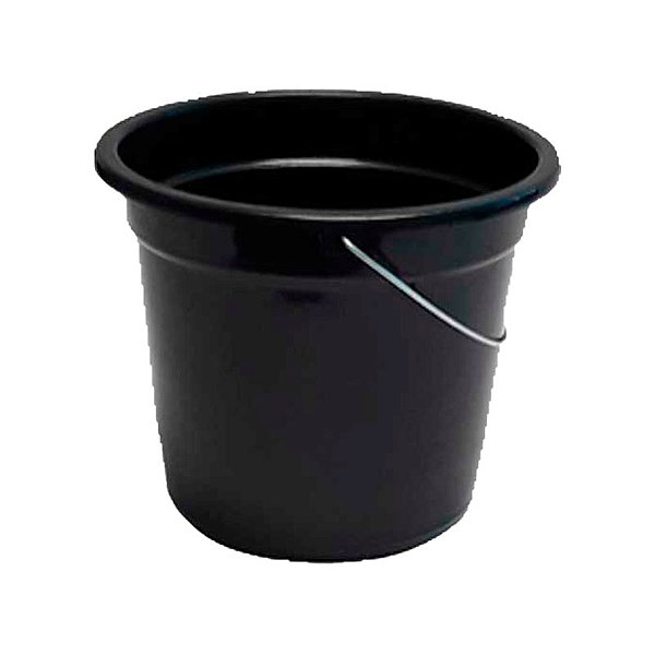 BALDE PLASTICO 7LT ECON. PRETO SHANGRILA