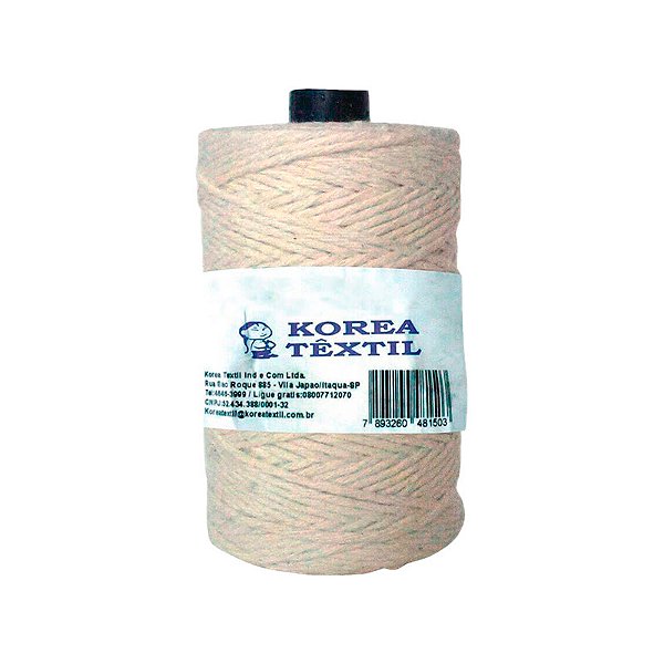 BARBANTE ALGODÃO 4/12 120MT KOREA