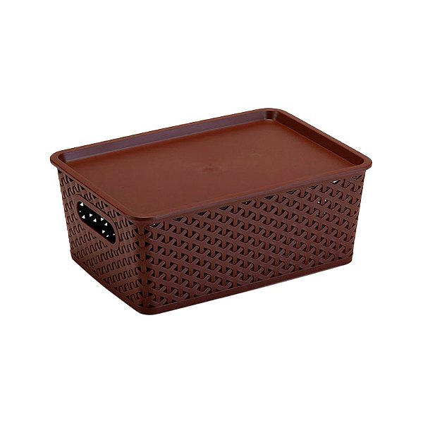 CESTO ORGANIZADOR RATTAN NORTHON MEDIO PR-1555