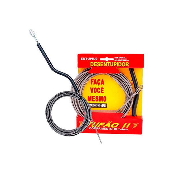 DESENTUPIDOR PARA ENCANAMENTO TUFÃO-II 10MT