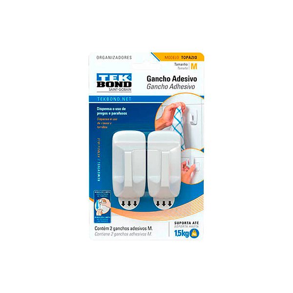 GANCHO TOPAZIO BRANCO M C/02 TEK BOND