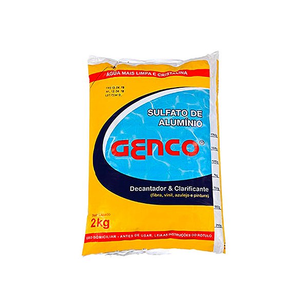 SULFATO DE ALUMINIO 2KG GENCO