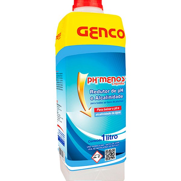 REDUTOR PH-ALCALINIDADE 1LT GENCO