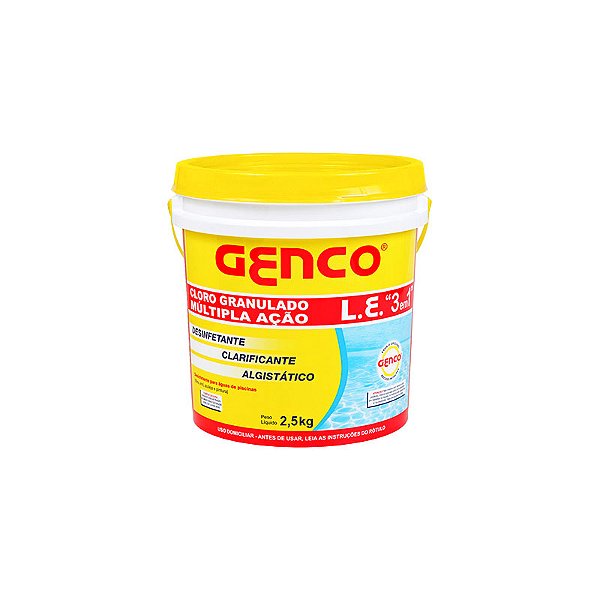 CLORO GRANULADO L.E 2,5KG GENCO