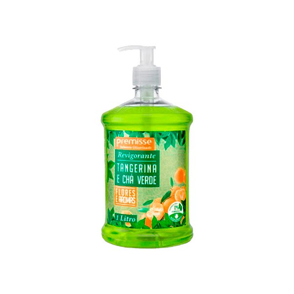 SABONETE LIQUIDO TANGERINA E CHA VERDE 1L PREMISSE