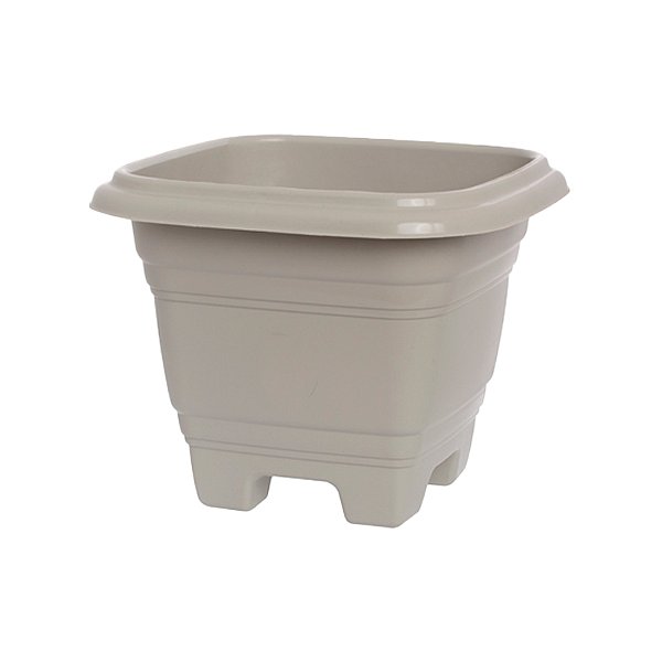 VASO PLASTICO QUADRADO N28 AREIA