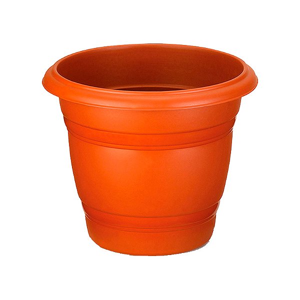 VASO PLASTICO REDONDO N13 MARROM