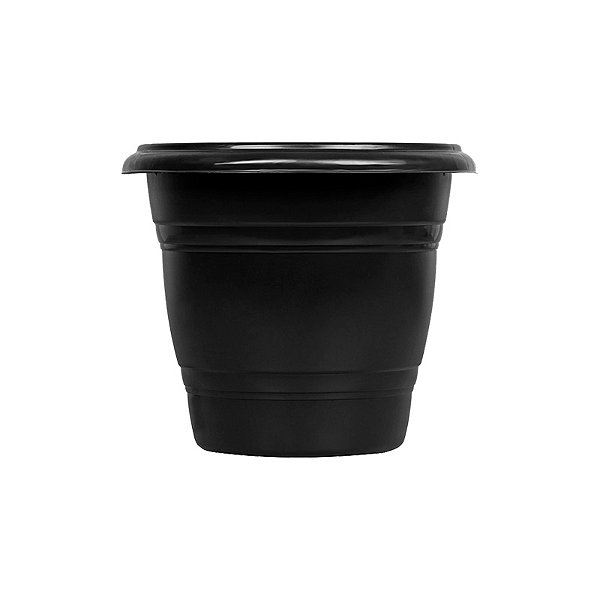 VASO PLASTICO REDONDO N13 MARROM