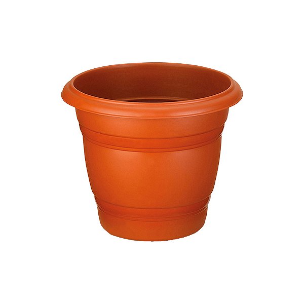 VASO PLASTICO REDONDO N35 MARROM