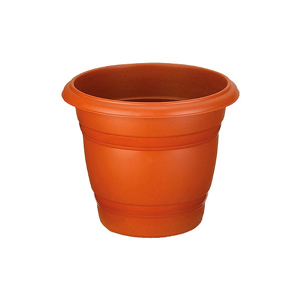 VASO PLASTICO REDONDO N42 MARROM