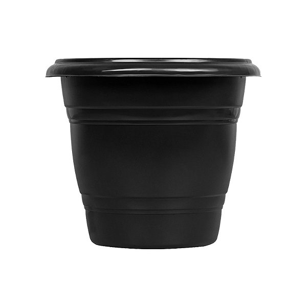 VASO PLASTICO REDONDO N50 PRETO
