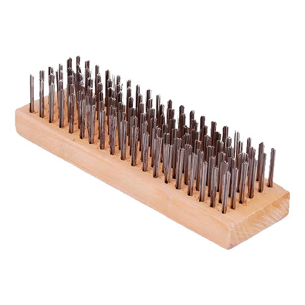 ESCOVA MANUAL SEM CABO MADEIRA 5 FILEIRAS MAX