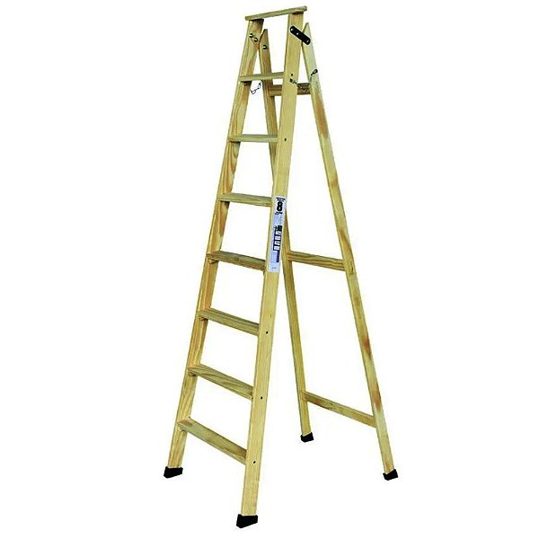 ESCADA MADEIRA ELITE AMERICANA 07D - RETIRA NA LOJA