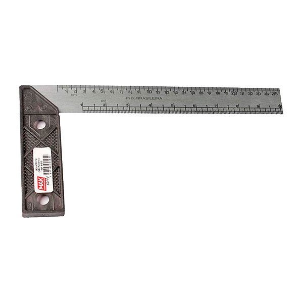 ESQUADRO MAX CABO PVC 25CM