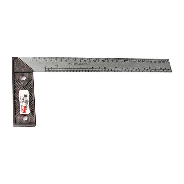 ESQUADRO MAX CABO PVC 30CM