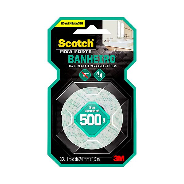 FITA DUPLA FACE 3M AREIA UMIDA 24X1,0M